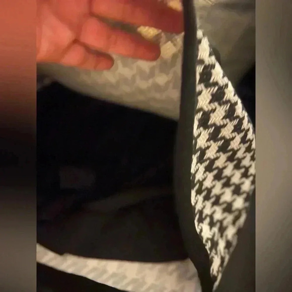 Ledin  Houndstooth mini skirt black & white shorts underneath in sise small NWT - Picture 9 of 13